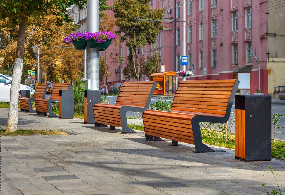 Personalized and customized urban furniture